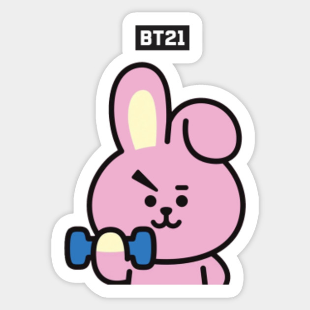  BT21  Cooky Portrait v2 Bt21  Sticker TeePublic AU